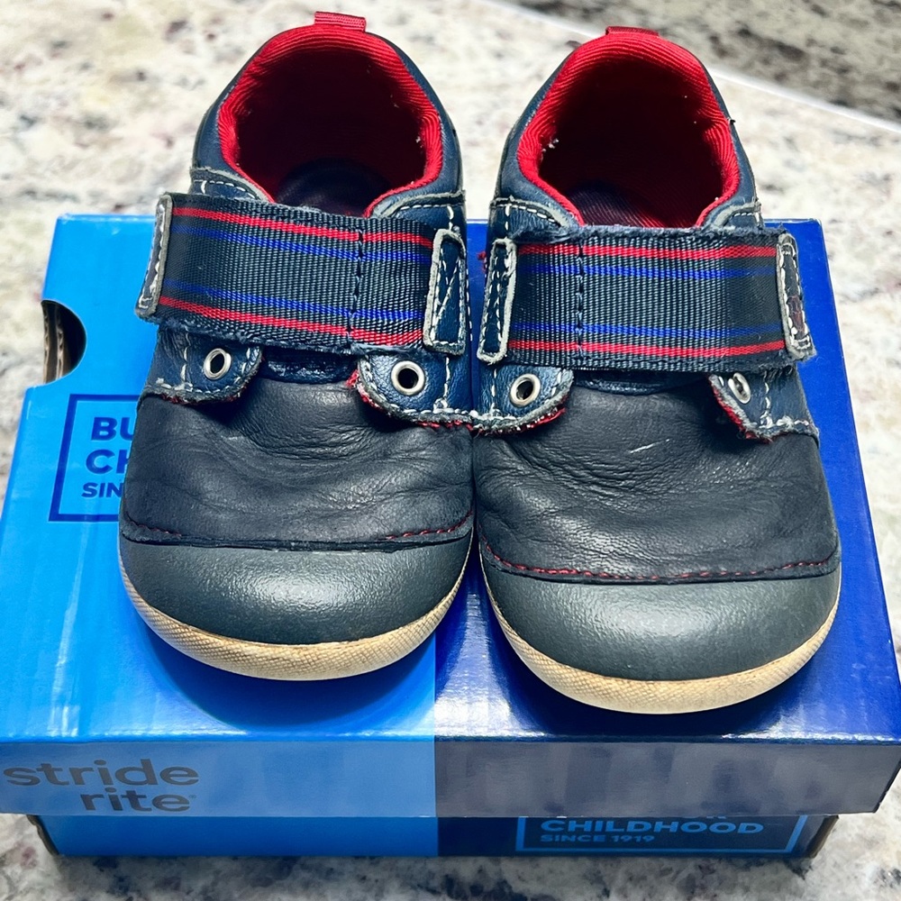 Stride Rite Boys' Sneakers Navy Cameron Sneaker Size 5